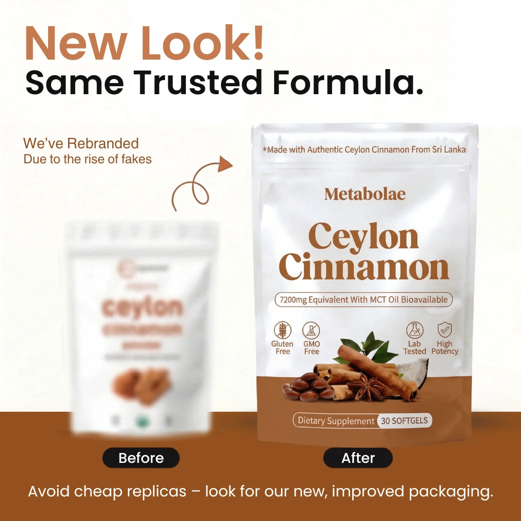 Cannella di Ceylon (equivalente a 7200 mg) con olio MCT